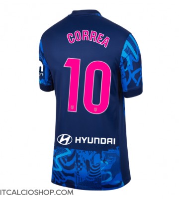 Atletico Madrid Angel Correa #10 Terza Maglia Femmina 2024-25 Manica Corta